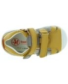 Orthopedic baby boy yellow sandal from Europe