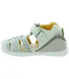 Ankle high baby boys beige leather stable sandals