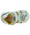 Ankle high baby boys beige leather stable sandals