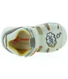 Ankle high baby boys beige leather stable sandals