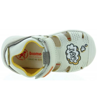 Ankle high baby beige adjustable sandals