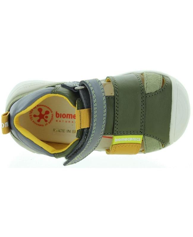 Closed toe baby sandals with arches 
