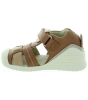 Brown ankle supportive boys sandals 