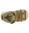 Brown ankle supportive boys sandals 