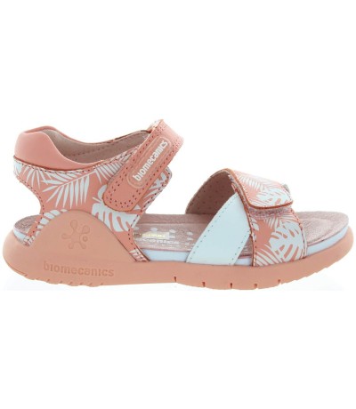 Girls orange fashion sandals from Spain