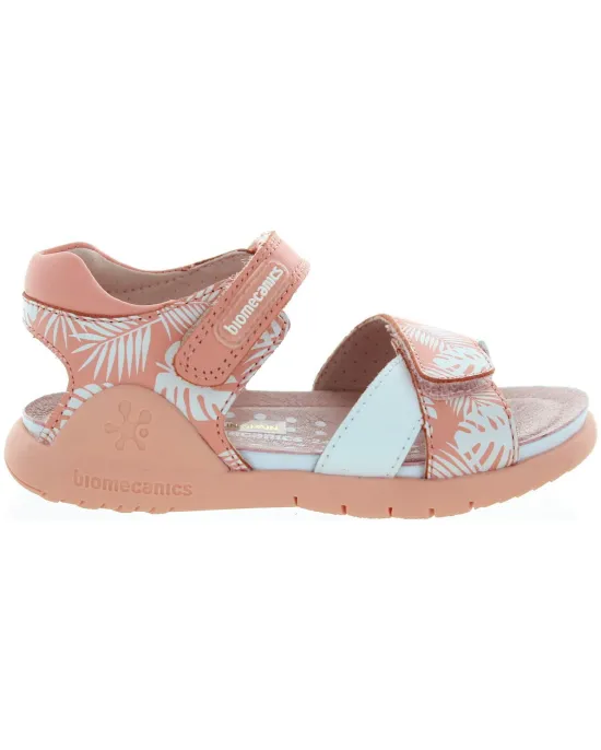 Girls orange fashion sandals from Spain
