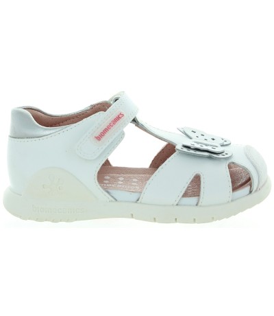 Closed toe girls sandals with ankle support 