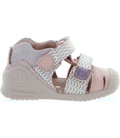 Pronation sandals closed toe pink sandals