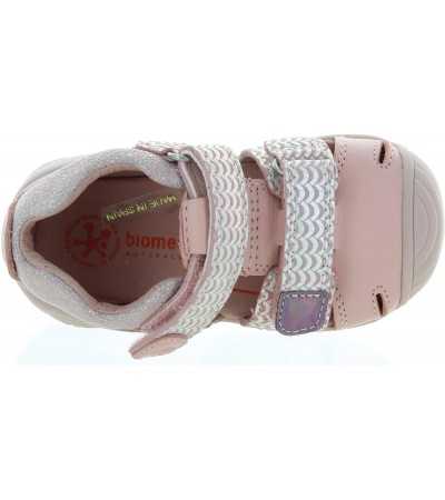 Tall ankle sandals for baby with closed backs