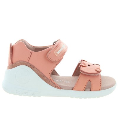 Orange casual good arch girls sandals for child