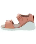 Orange casual good arch girls sandals for child