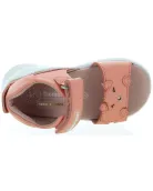 Orange casual good arch girls sandals for child