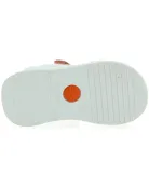 Orange casual good arch girls sandals for child