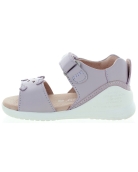 Purple European sandals for girls with dog