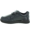 Good arch support navy leather school shoes for boy