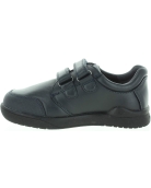 Good arch support navy leather school shoes for boy