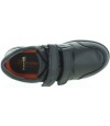 Good arch support navy leather school shoes for boy