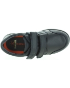 Good arch support navy leather school shoes for boy