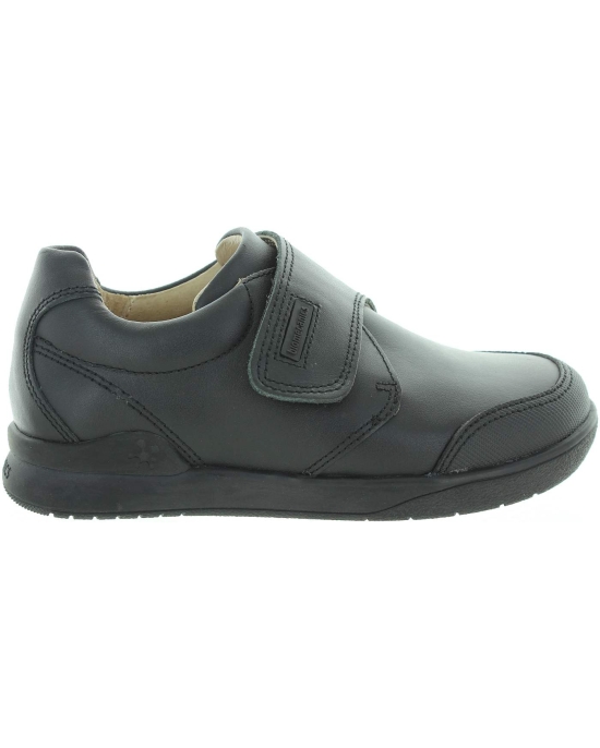 Boys black leather school shoes from Europe 