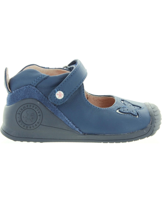 Girls soft navy ortho shoes for baby