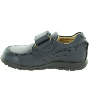 Shoes with best support in navy leather 