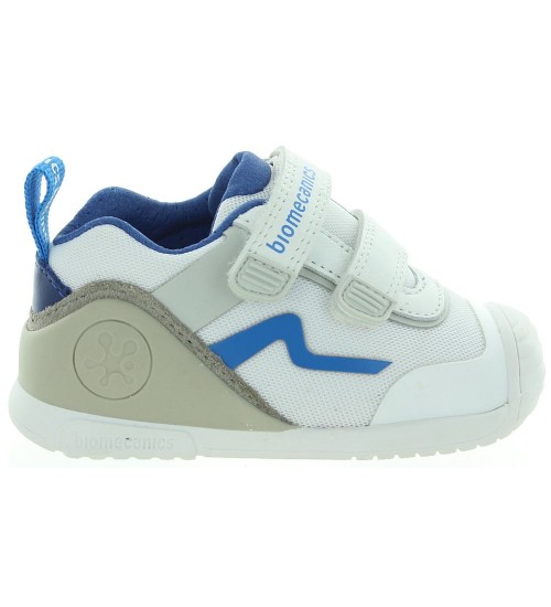 Baby boy sneakers in white leather 