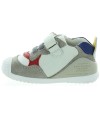 Beige leahter sneakers for boy from Spain