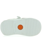 Beige leahter sneakers for boy from Spain