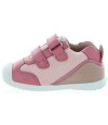 Baby sneakers made out of rose/pink leather 