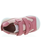 Baby sneakers made out of rose/pink leather 
