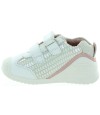 White leather high top sneakers for toddlers 