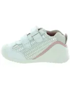 White leather high top sneakers for toddlers 