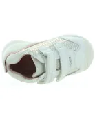White leather high top sneakers for toddlers 