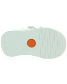 White leather high top sneakers for toddlers 