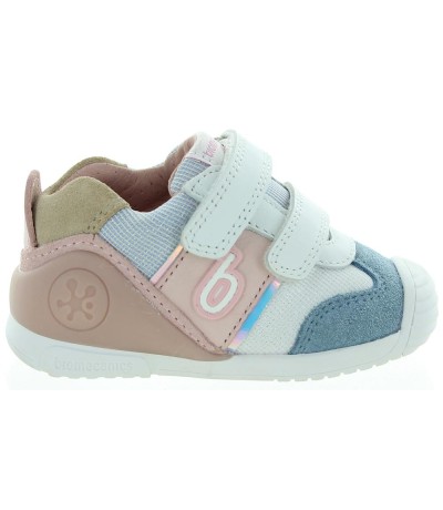 European ankle high sneakers for a baby girl
