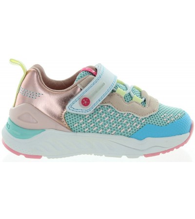 Kids sneakers best foot support in multi leather 