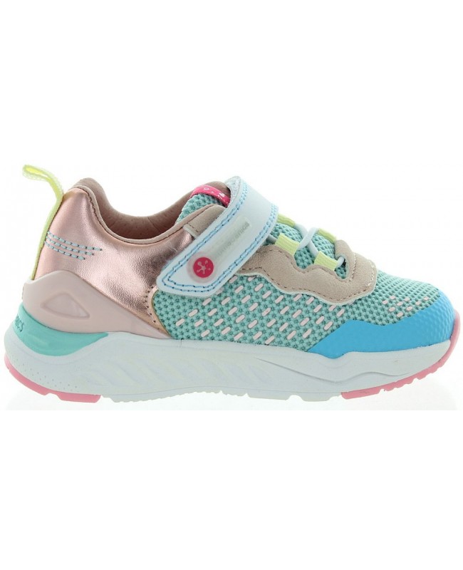 Kids sneakers best foot support in multi leather 