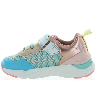 Kids sneakers best foot support in multi leather 