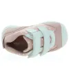 Pink leather sneakers for baby girl 