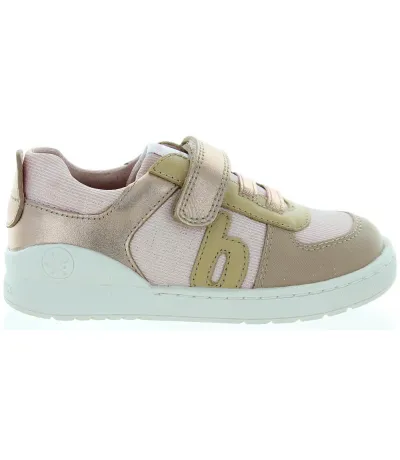 Good arch child sneakers in rose metallic leather 