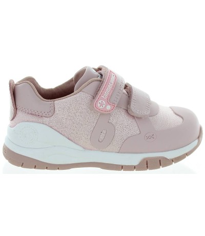 Wide pink girls ortho sneakers for walking 