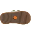 Beige natural leather sneakers for toddler 