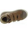 Brown leather boots boys with ankle support 