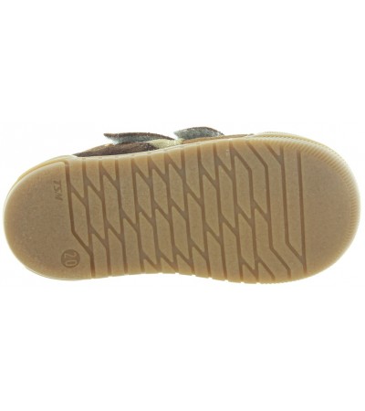 Leather brown boots boys narrow width with high arch