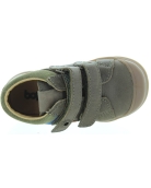 Children green ankle boots for a baby boy