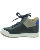 Black leather boots for boys from Europe