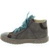 High top walking gray boots for a boy