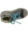 High top walking gray boots for a boy