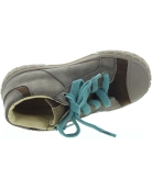 High top walking gray boots for a boy