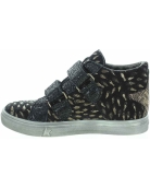 Ankle pronation black ankle shoes for a girl